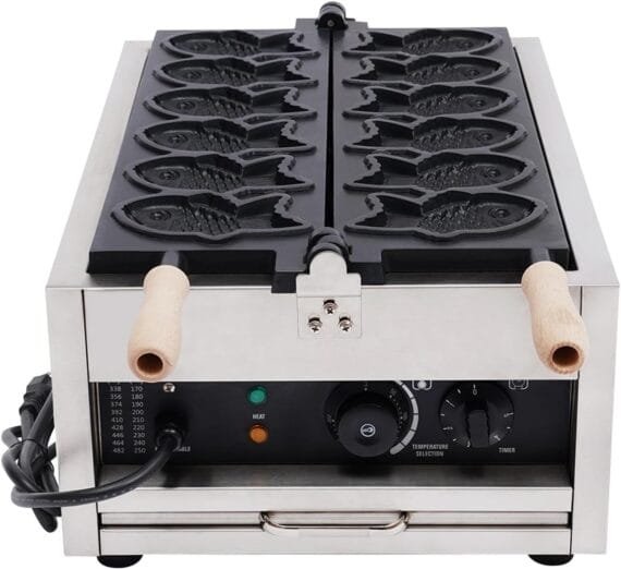 Electric Mini Taiyaki Fish Waffle Maker Machine Premium - Image 2