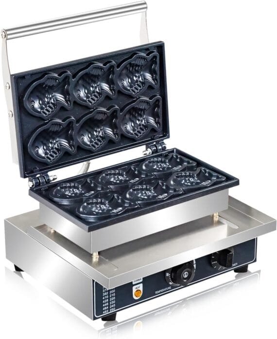 Electric Fish Waffle Maker Machine Premium