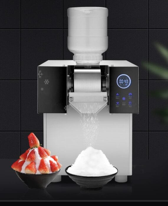 Snow Flake Ice Maker Machine Tabletop, Bingsu Korean Ice Maker Digital