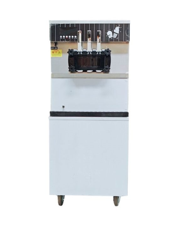 Softy Ice Cream Machine 2+1 Flavor Standing Double Compressor Permium - Image 2