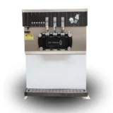 Softy Ice Cream Machine 2+1 Flavor Tabletop Double Compressor Permium