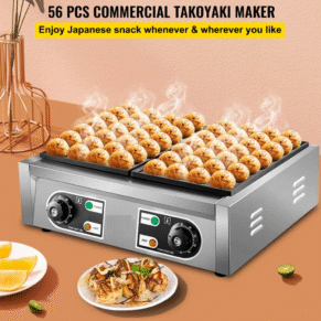 Electric Takoyaki Fish Ball / Kuzhi Paniyaram Maker 56 Pcs