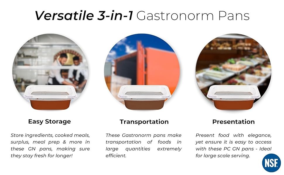 PC GN Pan 1/9 65mm - 6.5 Cm, NSF Grade Gastronorm Pan Polycarbonate, 500 ML Without Lid 9 052799d8 b5aa 48fe 8c94 8f78b30f356c. CR0019401200 PT0 SX970 V1