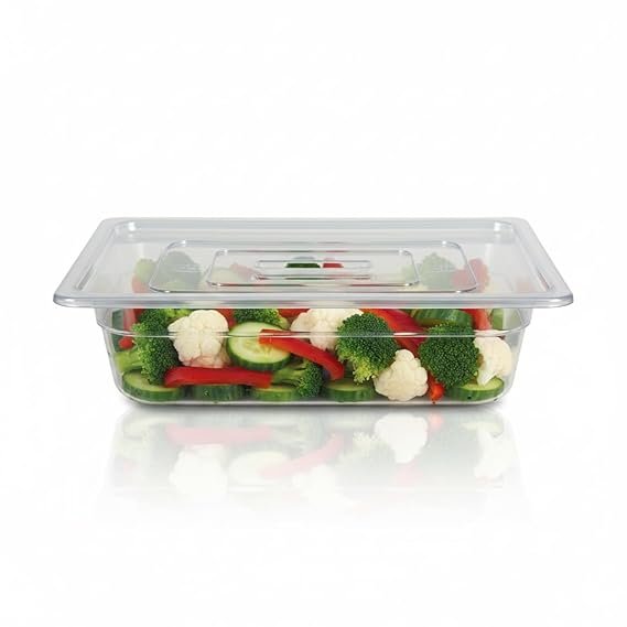 PC GN Pan 1/3 100mm - 10 Cm, NSF Grade Gastronorm Pan Polycarbonate, 3.1 Ltr Without Lid 1 PC GN Pan 1/3 100mm - 10 Cm, NSF Grade Gastronorm Pan Polycarbonate, 3.1 Ltr Without Lid