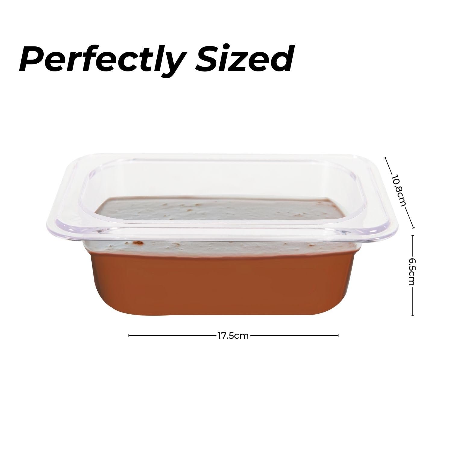 PC GN Pan 1/9 65mm - 6.5 Cm, NSF Grade Gastronorm Pan Polycarbonate, 500 ML Without Lid 6 PC GN Pan 1/9 65mm - 6.5 Cm, NSF Grade Gastronorm Pan Polycarbonate, 500 ML Without Lid - Image 6