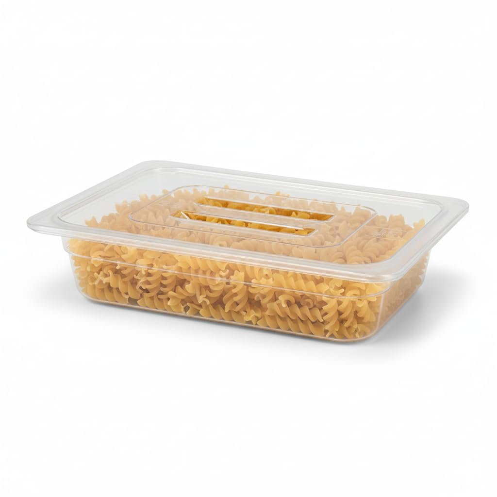 PC GN Pan 1/4 65mm - 6.5 Cm, NSF Grade Gastronorm Pan Polycarbonate, 1.5 Ltr Without Lid 1 PC GN Pan 1/4 65mm - 6.5 Cm, NSF Grade Gastronorm Pan Polycarbonate, 1.5 Ltr Without Lid