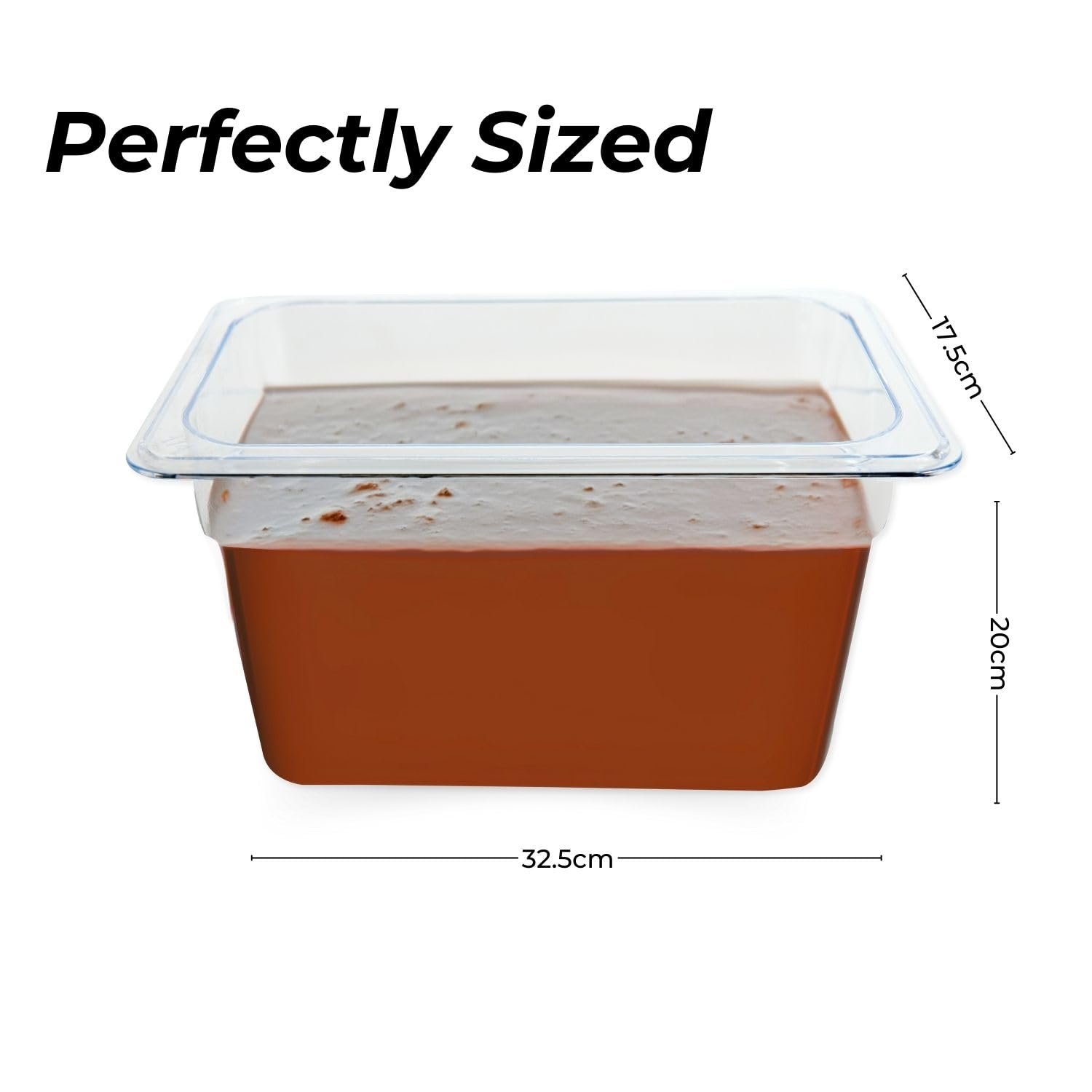 PC GN Pan 1/3 200mm - 20 Cm, NSF Grade Gastronorm Pan Polycarbonate, 6.5 Ltr Without Lid 7 PC GN Pan 1/3 200mm - 20 Cm, NSF Grade Gastronorm Pan Polycarbonate, 6.5 Ltr Without Lid - Image 7