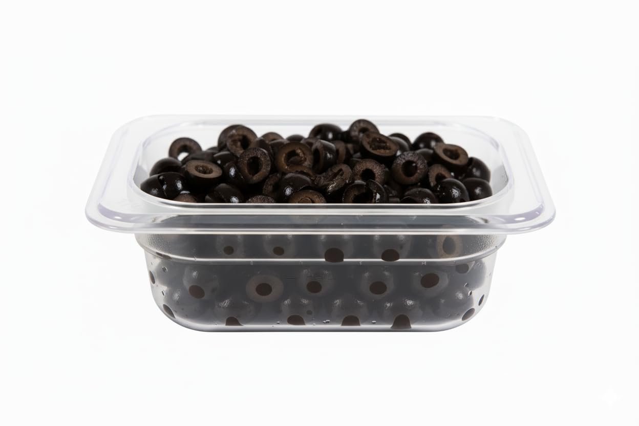 PC GN Pan 1/9 65mm - 6.5 Cm, NSF Grade Gastronorm Pan Polycarbonate, 500 ML Without Lid 1 PC GN Pan 1/9 65mm - 6.5 Cm, NSF Grade Gastronorm Pan Polycarbonate, 500 ML Without Lid