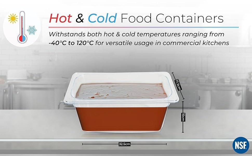 PC GN Pan 1/3 150mm - 15 Cm, NSF Grade Gastronorm Pan Polycarbonate, 5 Ltr Without Lid 11 6b38263d 0875 4545 b32f 4e5d234a5b2b. CR0019401200 PT0 SX970 V1