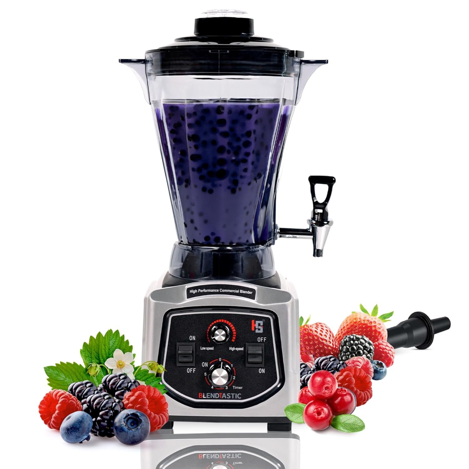 Blendtastic Heavy Duty Commercial Blender 6.8 Ltr With Faucet (Tap) And Timmer 1 Blendtastic Heavy Duty Commercial Blender 6.8 Ltr With Faucet And Timmer