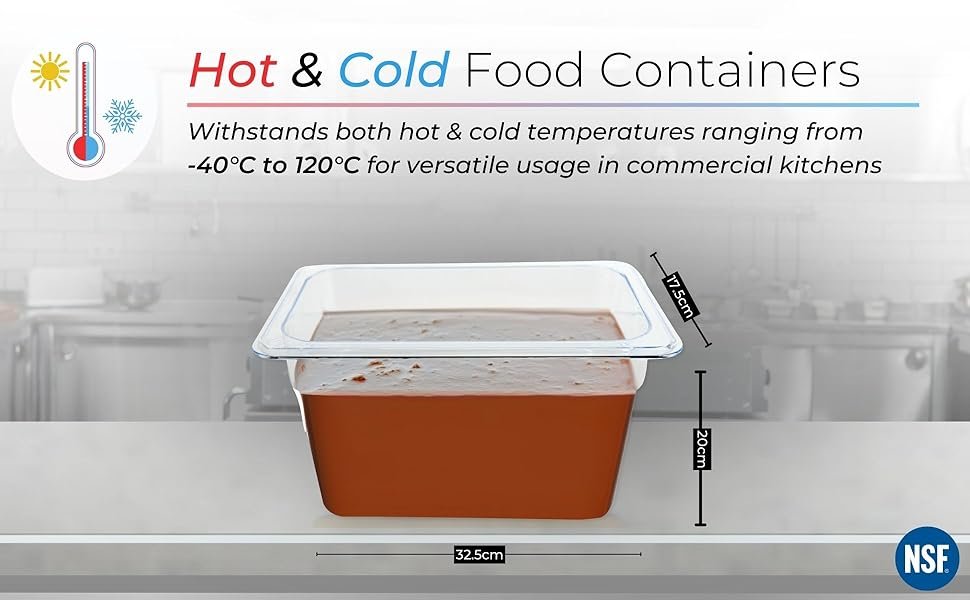 PC GN Pan 1/3 200mm - 20 Cm, NSF Grade Gastronorm Pan Polycarbonate, 6.5 Ltr Without Lid 9 7cfc93dd 7977 4941 91f2 4d8f589a2167. CR0019401200 PT0 SX970 V1