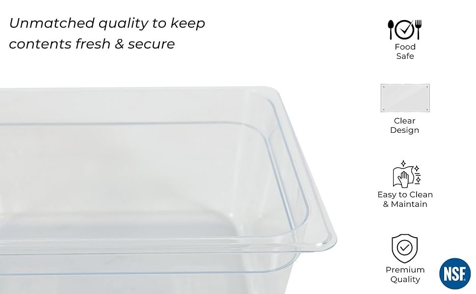 PC GN Pan 1/2 150mm – 15 Cm, NSF Grade Gastronorm Pan Polycarbonate, 8.2 Ltr Without Lid 8 97d2a8a5 96a3 4c4a a696 15ff31c01313. CR0019401200 PT0 SX970 V1