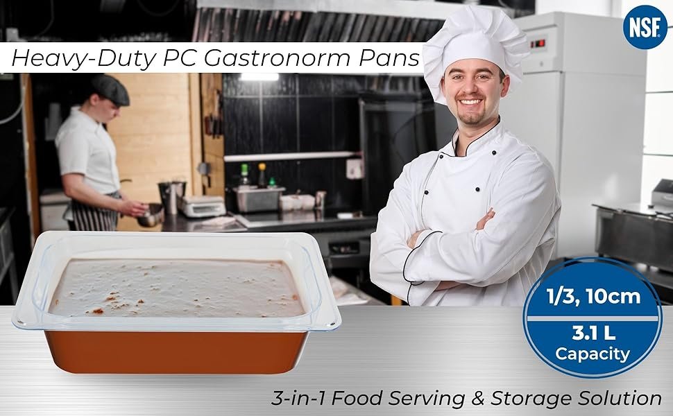 PC GN Pan 1/3 100mm - 10 Cm, NSF Grade Gastronorm Pan Polycarbonate, 3.1 Ltr Without Lid 8 efd83892 7280 4443 ba85 1e7f06b53a3e. CR0019401200 PT0 SX970 V1