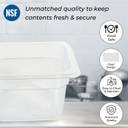 PC GN Pan 1/6 100mm - 10 Cm, NSF Grade Gastronorm Pan Polycarbonate, 1.4 Ltr Without Lid 4 PC GN Pan 1/6 100mm - 10 Cm, NSF Grade Gastronorm Pan Polycarbonate, 1.4 Ltr Without Lid - Image 4
