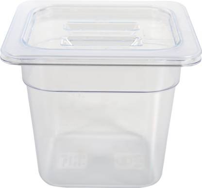 PC GN Pan 1/6 150mm - 15 Cm, NSF Grade Gastronorm Pan Polycarbonate, 2 Ltr Without Lid 1 PC GN Pan 1/6 150mm - 15 Cm, NSF Grade Gastronorm Pan Polycarbonate, 2 Ltr Without Lid