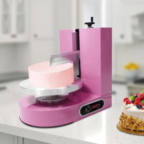 Electric Fresh Cream Cake Icing Machine Pink