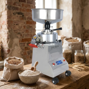 Commercial Tabletop Atta Chakki / Flour Mill 10 Kg Stone Type Square