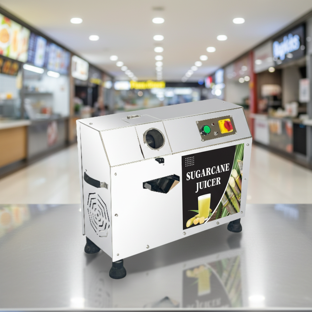 Electric Sugarcane Juice Machine Compact Tabletop 1 Electric Sugarcane Juice Machine Slim Tabletop