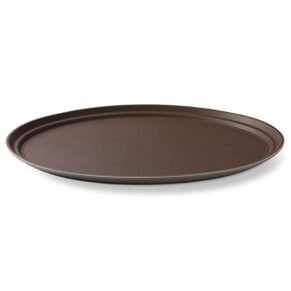 Oval Non-Breakable Anti Skid Super Fibre Glass Service Tray